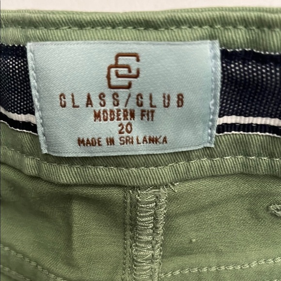 Class Club Green Chinos Straight-Leg Pants - Picture 4 of 9